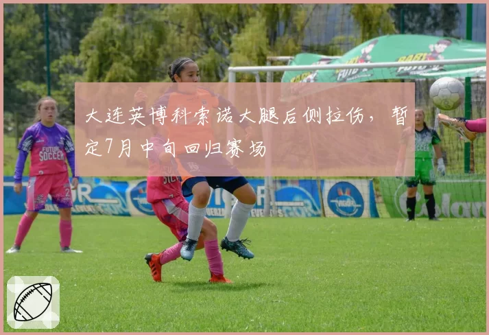大连英博科索诺大腿后侧拉伤,暂定7月中旬回归赛场